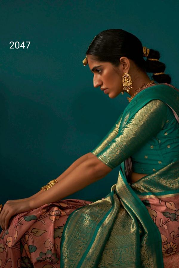 Kimora Kalamkatha Fancy Wear Exclusive Look Silk Saree Collection